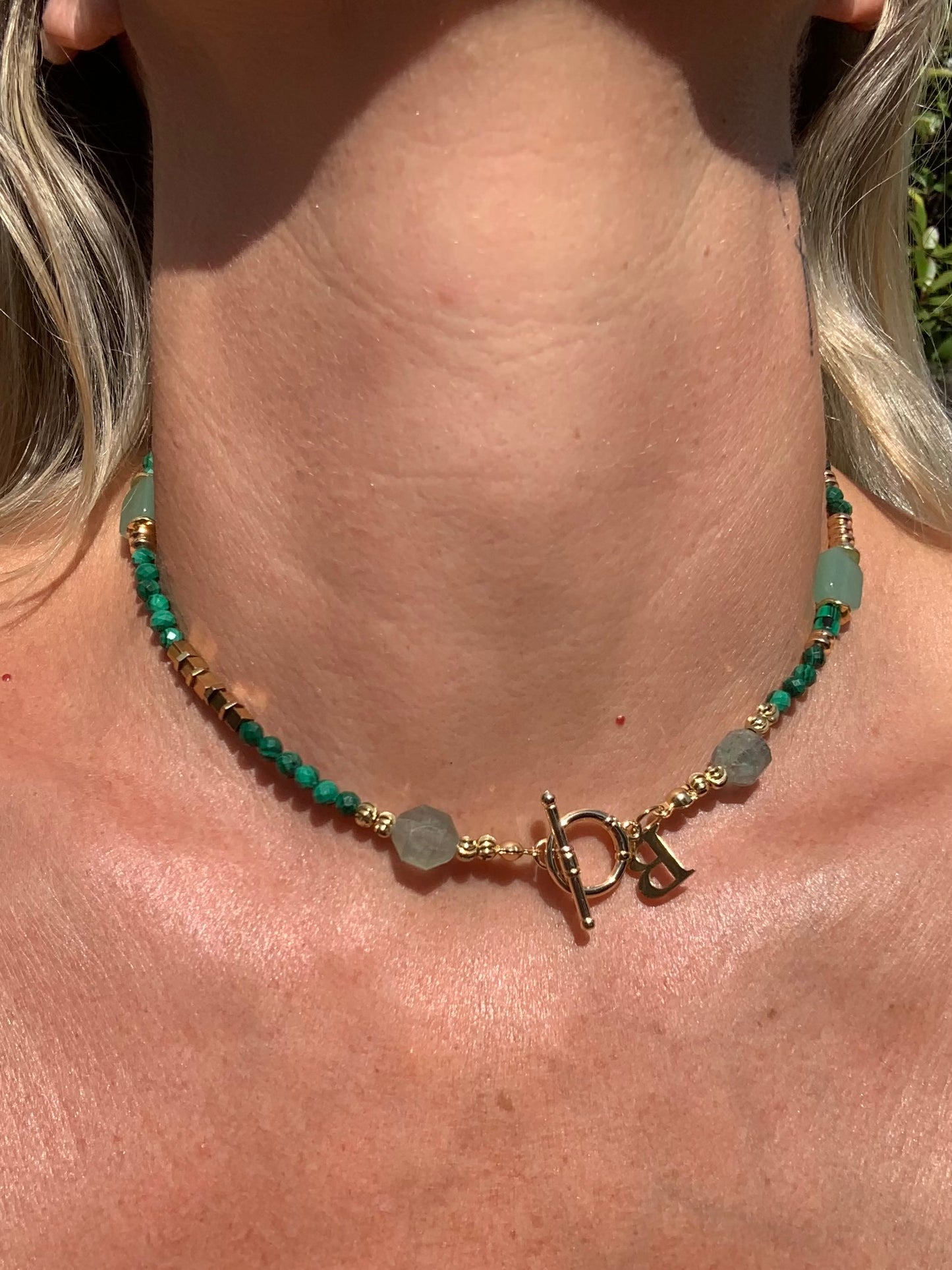 THEMIS - Bracelet/ras du cou, Lettre au choix