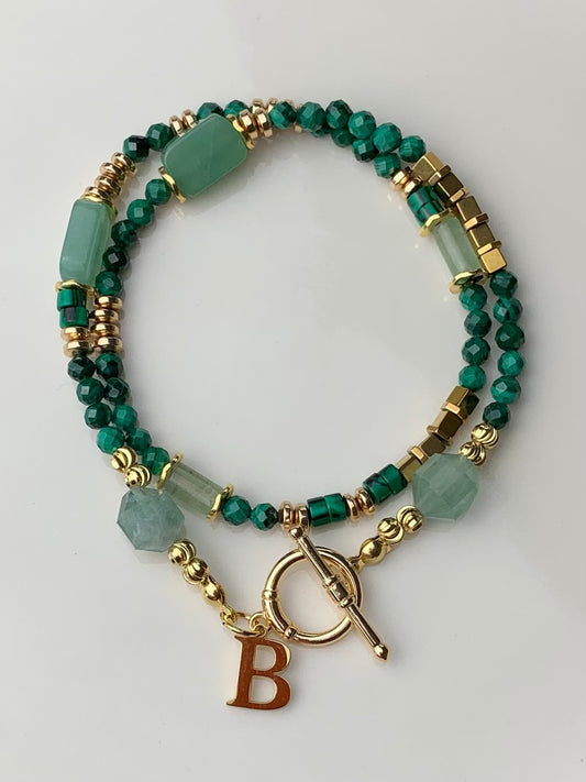 THEMIS - Bracelet/ras du cou, Lettre au choix